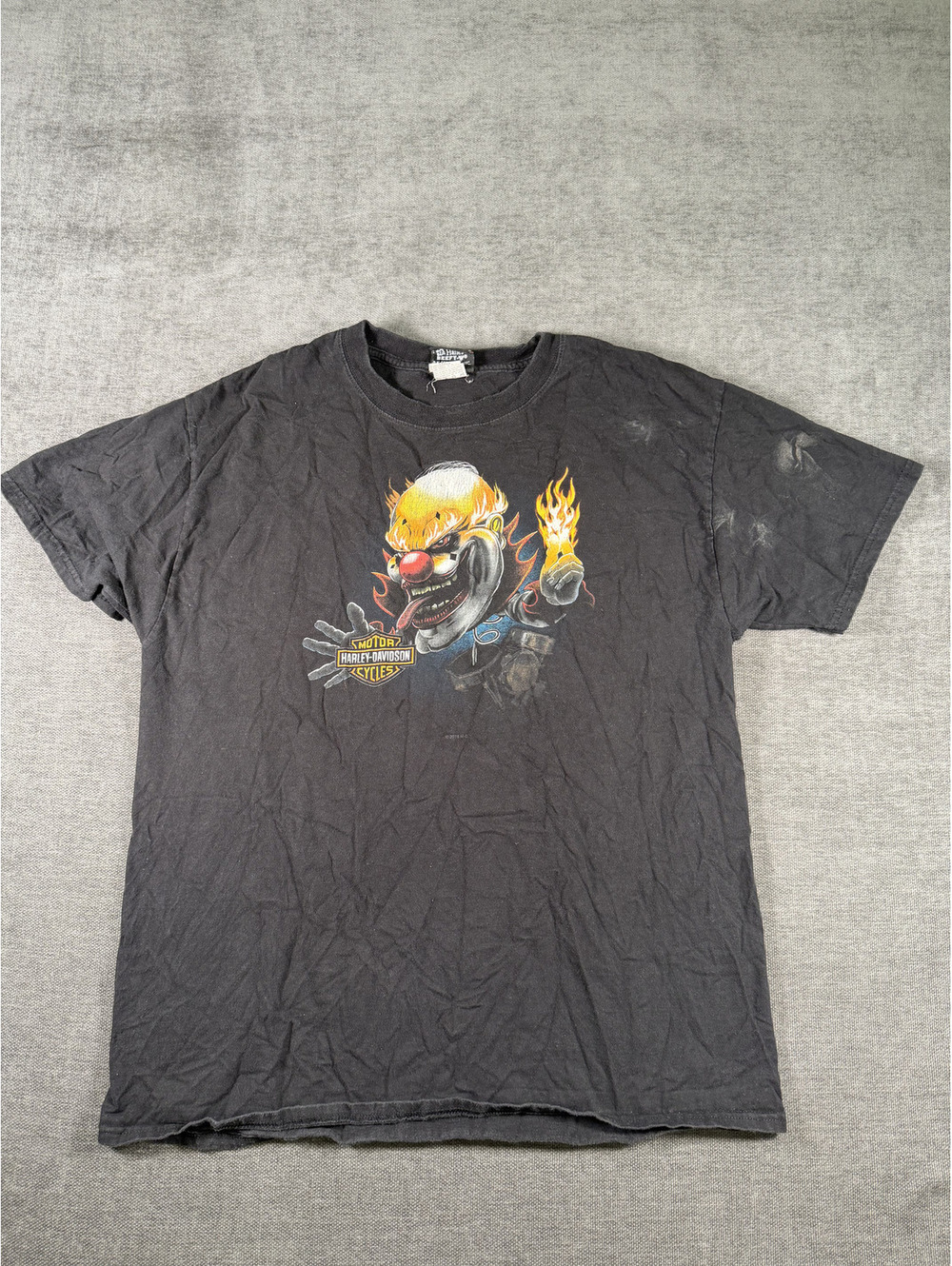 Vintage Harley-Davidson Daytona Beach Black Graphic T-Shirt, Size Large
